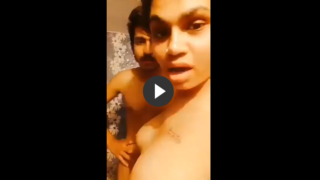 Tranny sex video with a hot big dick hunk